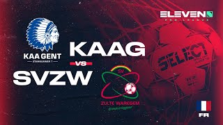 KAA Gent – SV Zulte Waregem moments forts [upl. by Cchaddie769]