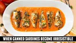 Got Canned Sardines Make these Spanish Sardines in Tomato Sauce [upl. by Meedan]