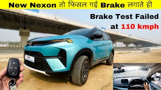 आपकी चहेती New Nexon ne to dhoka de diya Brake Test me 110kmph  Most Honest amp Detailed Review [upl. by Lewendal]