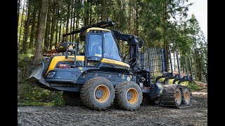 🌲4K Ponsse Buffalo Crane amp OnBoard • Forwarder work • Ponsse Logging • Forestmachine • Logging🌲 [upl. by Naerol]