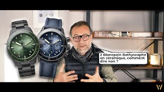 Blancpain Bathyscaphe Céramique Chrono Flyback et 3 aiguilles [upl. by Stephanie]