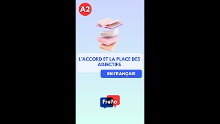 14 A2 FLE Laccord et la place des adjectifs [upl. by Starobin159]