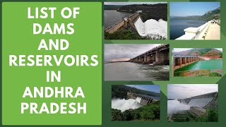 Important Dams and reservoirs in Andhra Pradesh [upl. by Davey]