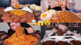 FAMOUS MUKBANGERS EATING TOO MUCH FOOD🙀🤯😱 [upl. by Wernsman]