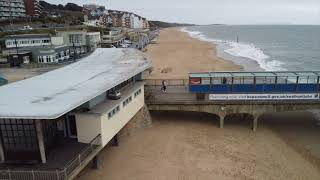 Aerial View of Boscombe Seafront [upl. by Dacie502]