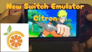 New Switch Emulator Citron gameplay on Retroid Pocket 4 pro [upl. by Moore]