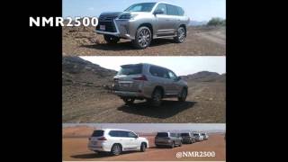 تطعيس لكزس 2016 في دبي Lexus LX 570 in Dubai desert 2016 [upl. by Suirauqed]