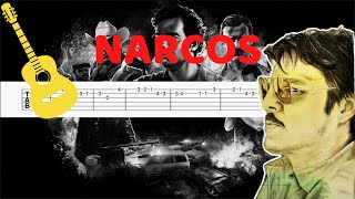 Tuyo  Narcos Theme Easy Guitar TABTutorial [upl. by Aicul125]