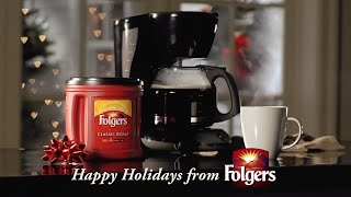 FOLGERS  2009 quotPeter Comes Homequot Christmas Commercial [upl. by Aleece]