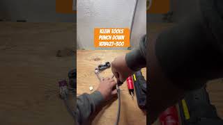 KleinToolsVideo in action lowvoltage electrician bluecollar construction data kleintools [upl. by Lubeck]