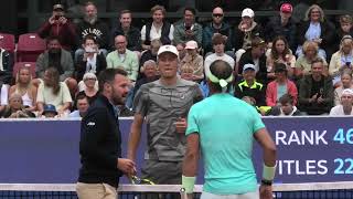 Rafael Nadal Intro vs Leo Borg Båstad 2024 [upl. by Daegal956]