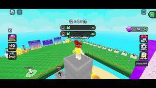 Roblox Math Tower Easy Race Menamgo08 [upl. by Eila676]