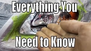 How to Restore Headlights PERMANENTLY quotDo Not Use Clear Coatquot [upl. by Allesor755]