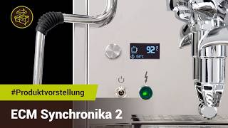 ECM Synchronika 2  Espresso in 7 Minuten dank beheizter Brühgruppe [upl. by Conte]