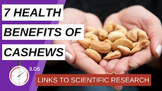 7 Incredible Health Benefits Of Eating Cashew Nuts [upl. by Ayikahs]