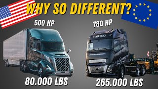 Why American and European Truck Weight Rules Are So Different [upl. by Lihkin954]