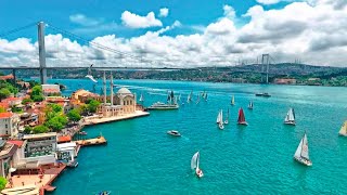 Istanbul Bosphorus 🚢  Breathtaking Views from a Ship 🇹🇷🌊 Türkiye [upl. by Attenehs]