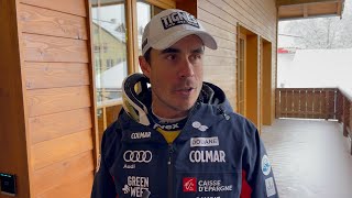 Johan Clarey prend l’argent sur la descente de Kitzbühel [upl. by Zerelda420]