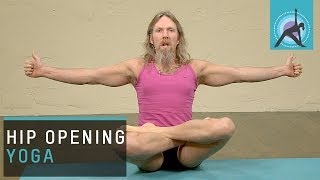 Hip opening Yoga Flying Eagle Pose with Andrew Wren [upl. by Lorry904]