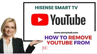 How to Remove youtube on Hisense Android smart tv  Fix youtube [upl. by Wiley]