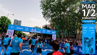 Medio Maratón de Madrid 2024 [upl. by Aerdnaxela96]