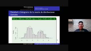 El algoritmo EM para mezcla de distribuciones normales Univ Enrique Alejandro Laurel Cossio [upl. by Locklin]