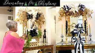 CHRISTMAS DECORATING AROUND THE HOUSEDECORATE WITH ME [upl. by Noirb156]