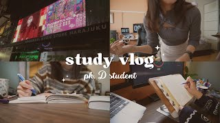 study vlog  文系大学院生の日常  ずとまよポップアップ [upl. by Sylirama]