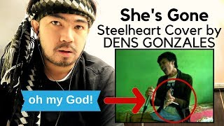 Shes Gone  Steelheart Cover by dens gonjalezOMG REACTION [upl. by Yme]