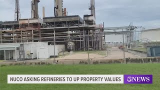 Nueces County officials asks that area refineries up their property values [upl. by Hazeefah465]