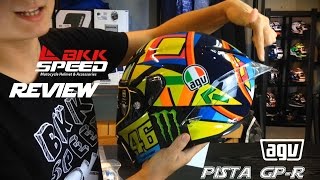 รีวิว หมวกกันน็อค AGV Pista GPR Soleluna 2016 [upl. by Nwaf119]