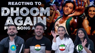 Dhoom Again Full Song Reaction  Dhoom 2  Hrithik Roshan  Aishwarya Rai  Foreigners React [upl. by Iden]