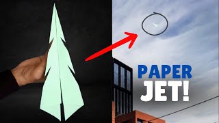 Paper Plane World Record Distance  How to Make Paper Airplanes [upl. by Etnasa168]