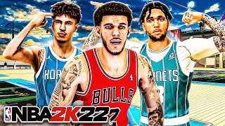 LAMELO LONZO amp LIANGELO BALL are UNSTOPPABLE in NBA 2K22 [upl. by Rehsa]