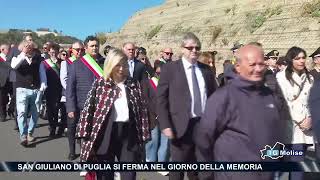 San giuliano di Puglia si ferma nel giorno della memoria [upl. by Atiuqan172]