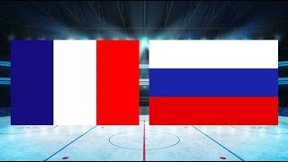 France vs Russia 07 – May 4 2018  Game Highlights  World ChampionShip 2018 [upl. by Nessi]