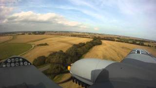 Messerschmitt BF110 Further flight testing Onboard HD video [upl. by Attennod]