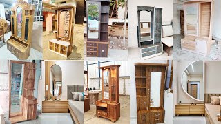 Modern 100 Wooden Dressing Table Designs 2024 Latest Dressing Mirror table Design 2024 Bedroom Decor [upl. by Aiuoqes]