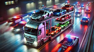 Handing Over Stolen Supercars amp Escaping Police Shootout  GTA V Mission gaming gtav video gta6 [upl. by Pancho]