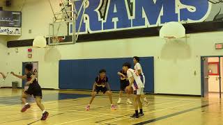 06162024 Hoop City Summer U13 Markham Gators orange vs EOA 1st half [upl. by Ahtaga683]