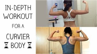 WORKOUT FOR A HOURGLASS FIGURE  How to get a Curvier Upper Body [upl. by Nmutua343]