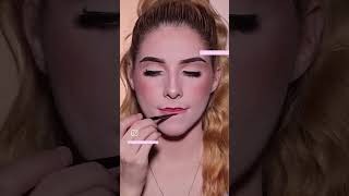 Labios rojos perfectos viralshort makeup maquillaje lipgloss lipcombo tutorial hack fyp [upl. by Cori848]