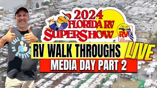 Florida RV Supershow Media Day Part 2 [upl. by Atteloj]