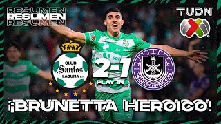 Resumen y goles  Santos Laguna 21 Mazatlán  Liga MX  Apertura 2023 Apertura  TUDN México [upl. by Kared]