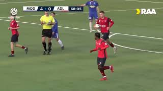 Modbury Jets vs Adelaide United  RAANPLSA RD13 Highlights [upl. by Gerianna366]