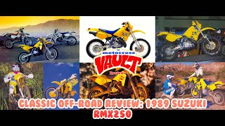 1989 Suzuki RMX250 Classic OffRoad Review [upl. by Andre]