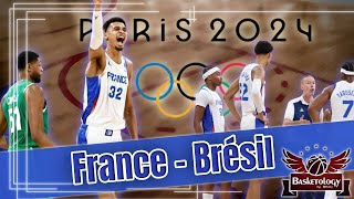 Basket JO Paris 2024  Debrief France vs Brésil [upl. by Zora]