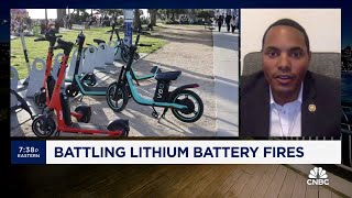 Rep Ritchie Torres talks lithiumion battery safety legislation [upl. by Isabea]