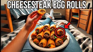 How to make Philly Cheesesteak Egg Rolls [upl. by Guthrie]