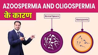 Causes of Azoospermia and Oligospermia  Oligospermia and Azoospermia Treatment Naturally in Hindi [upl. by Orms]